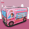 Kids Children Tent Popup Play Tent Toy Outdoor Foldable Playhouse Fire Truck Police Car Game House Bus Tent Indoor Outdoor Game