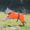 Dog Coats Small Waterproof,Warm Outfit Clothes Dog Jackets Small,Adjustable Drawstring Warm And Cozy Dog Sport Vest-（orange，size L））