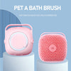 Baby pet soft silicone massage brush