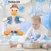 Cute talking repeat duck singing and dancing plush toy