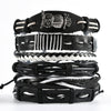 Hip Hop Punk Braided Bracelet