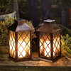 LED solar candle lantern