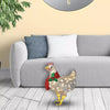 LAST DAY 50% OFF - Light-Up Chicken with Scarf Holiday Decoration