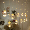 AC220V 12PCS 8 Flashing Patterns LED Wishing Ball Curtain Light Home Dining Room