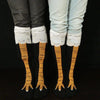 Athletic Halloween Novelty Chicken Legs Knee-High