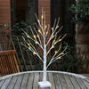 24 LED Simulation White Birch Tree Lamp