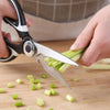 Kitchen household stainless steel food scissors can clip walnut bottle opener chicken bone scissors