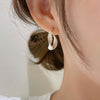 Wave dripping earrings