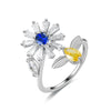 Small Daisy Rotating Ring