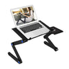 Adjustable laptop stand, RAINBEAN laptop desk with 2 CPU cooling USB fans