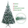 7FT Spray White PVC Christmas Tree 870 Branches