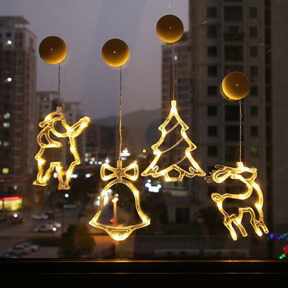 Snowman Elk Christmas Fairy Night Lights